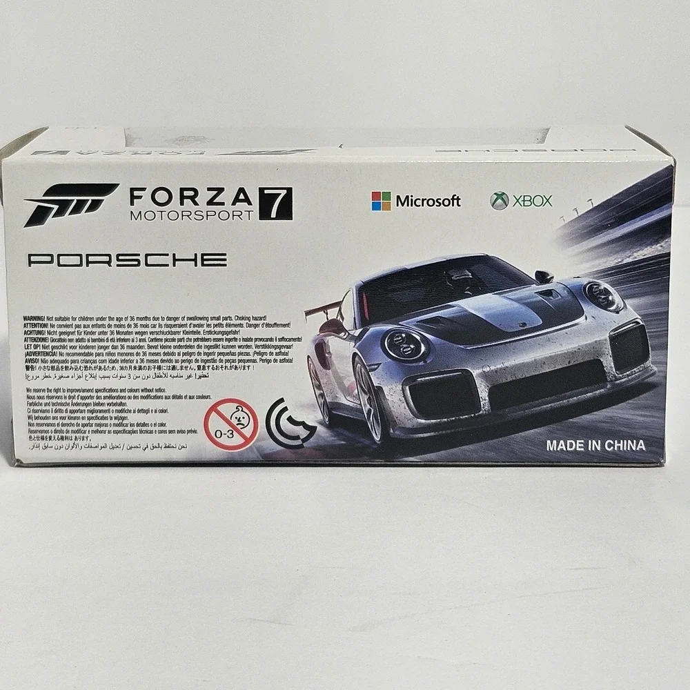 Forza Motorsport 7 Porsche 911 GT2 RS 1/43 Scale Die-Cast Silver WAP0209010J